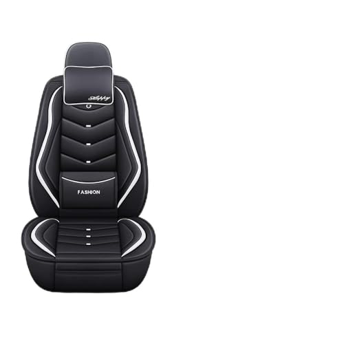 Housse de siège de voiture en cuir pour Lexus NX 300h ES 300 SC430 universelle imperméable noir blanc