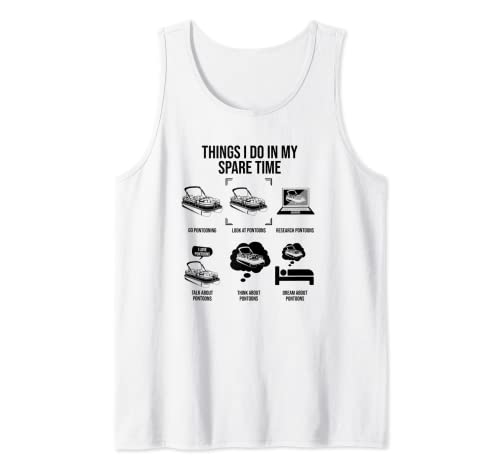 Cosas que hago en mi tiempo libre, dueño del barco de pontones Camiseta sin Mangas