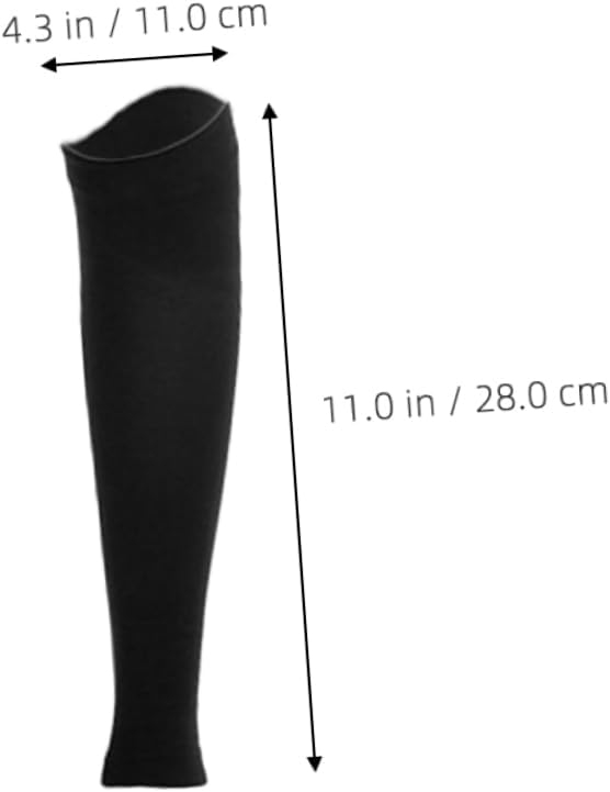 1 Pair Calf Compression Sleeves for Women Elastic Leg Socks for Improved Circulation Muscle Support Comfortable Fit for Daily Use Sports and Sleep Black