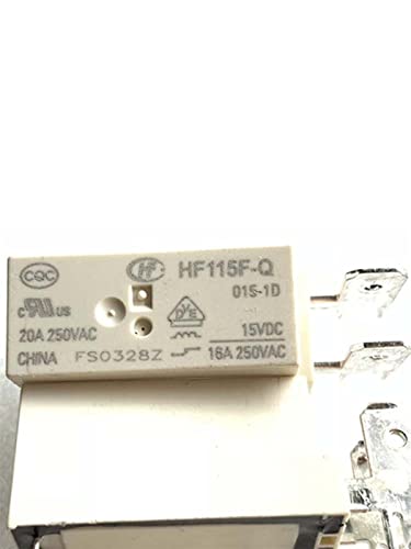 Relais 15V HF115F-Q 015-1D à 4 broches pour isolation électrique stable