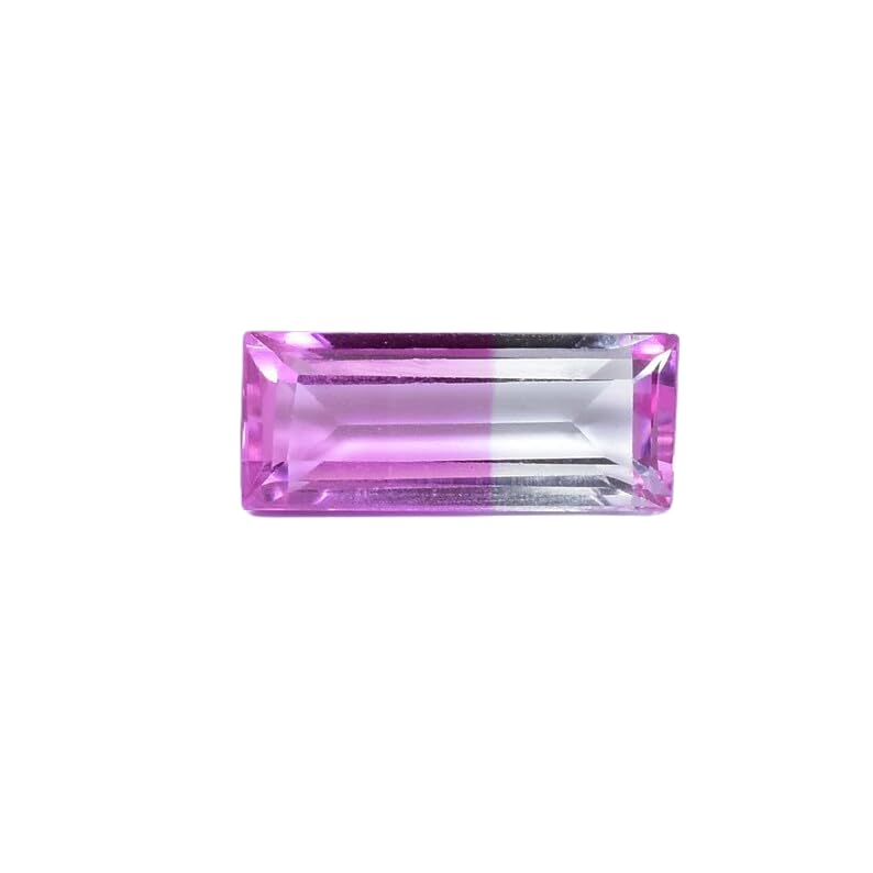 Saphir rose gemme naturelle 20x8mm pour offrir un collier unique