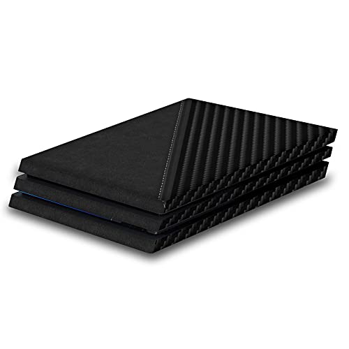 Autocollant PS4 Pro cuir fibre de carbone style Alyn Spiller habillage luxe PlayStation 4