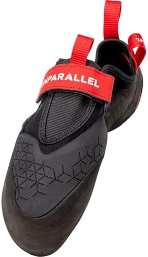 Unparallel Flagship Pro 8.0 Black/Red Climbing Shoes - Unleash Yo...