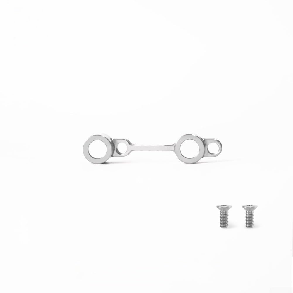 Adaptador de freno de disco ligero para bicicletas de carretera, montaje de pinza de aleación ultraligera con tornillos de titanio coloridos, sistema de frenado estable para discos de 140 mm o 160 mm