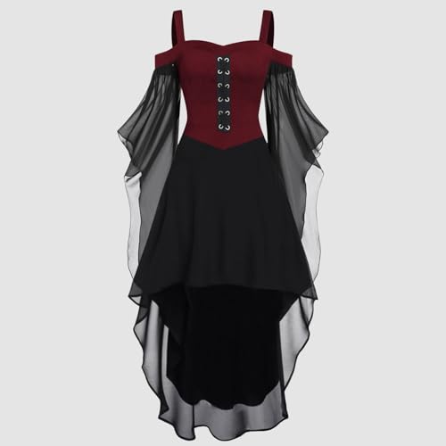 Vestido medieval de mujer elegante que soluciona disfraces incómodos 2