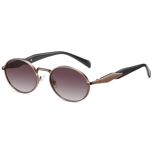 Image of 3 Pack Round Retro Sunglasses for Women Men, UV400 Protection