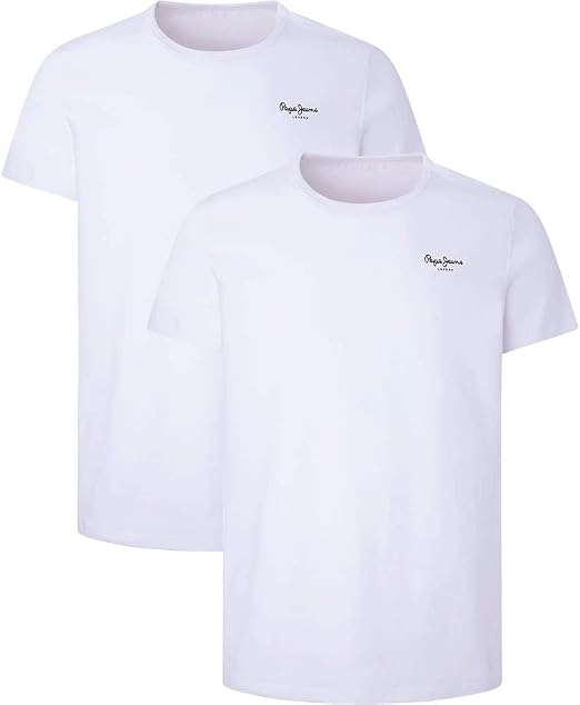 Pepe Jeans Pepe Tshirt 2p Underwear Hombre (Pack de 2) en oferta en Amazon