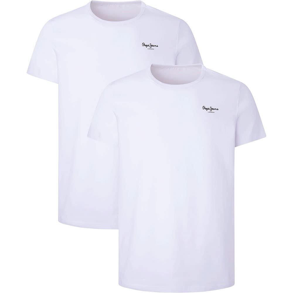 Pepe Jeans Herren Pepe Tshirt 2p Underwear (2er Pack)