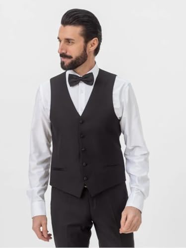 Tuxedo for Men 3 Piece Satin Shawl Lapel Classic Fit Men's Tuxedos Blazer Vest &Pants Suit Set Flap Pocket4