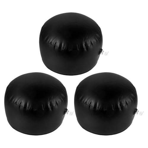 VALICLUD Moldeador de Gorras Inflable de Pvc 3 Piezas, Soporte Interior para Sombreros, Perchero Portátil para Exhibición y Almacenamiento, Adecuado para Hogar, Tiendas y Viajes, Color