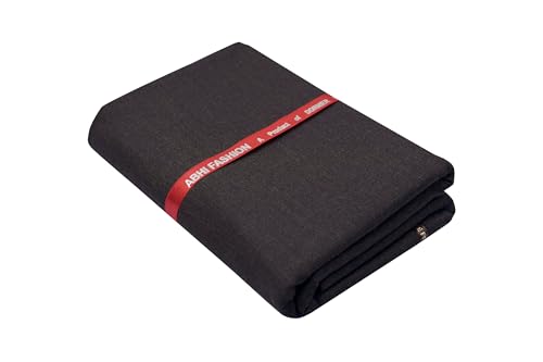 Image of Abhi Fashion Men's Cotton Feel Blend Formal Unstitched Combo Trouser Fabric For Men (Pack Of 2)