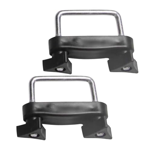 Beatifufu 2pcs Roof Rack Cargo Carrier Clips Durable Mounting Clips for Secure Car Topper Clamp Easy Install for Roof Rack Crossbars Weather-Resistant and Design
