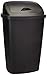 Sterilite 10889004 13.2 Gallon Plastic Home/Office Kitchen Bathroom Basement Garage SwingTop Waste Basket Trash Can or Recycling Bin, Black