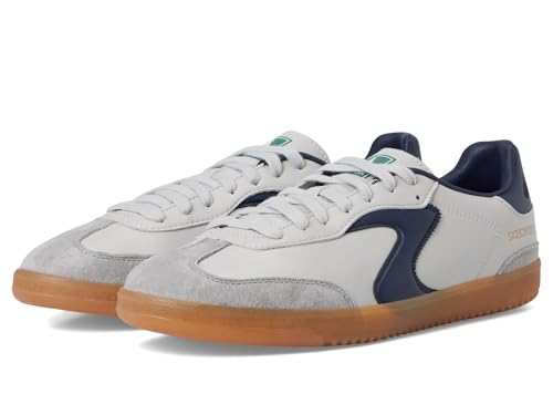 Skechers Men's Hotshot Pyke Sneaker, Gray Duraleather/Suede/Navy Trim, 9 Uk - 2