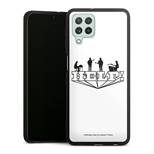 DeinDesign Coque en Silicone Premium Compatible avec Samsung Galaxy A22 4G Etui Silicone Coque Souple The Beatles Help… - Les Beatles, Paul McCartney, John Lennon, RIngo Starr, George Harrison DeinDesign Coque en Silicone Premium Compatible avec Samsung Galaxy A22 4G Etui Silicone Coque Souple The Beatles Help…