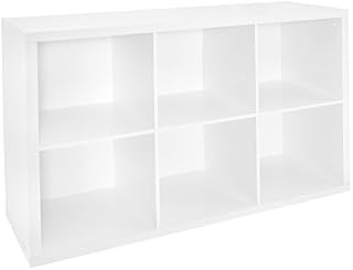 ClosetMaid 1109 Decorative 6-Cube Storage Organizer, White