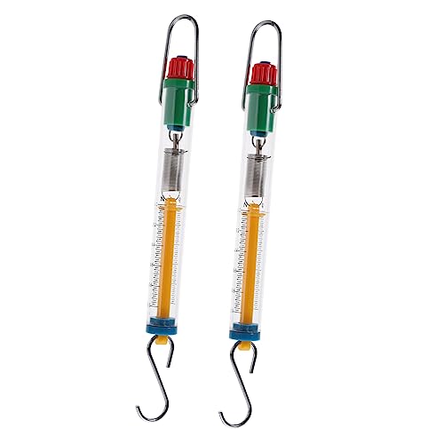 HEALEEP Handheld Spring Scale Spring Balance Scale Newton Force for Experiment Classroom Tool Random Color