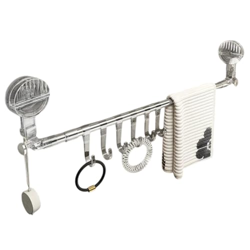 Genérico Colgador Para Toallas Del Cuarto De Baño,Soporte Robusto - Ajustable,Para Uso En Baño, Toallas, Abrigos, Ropa, Pantalones, Sombreros, Llaves Y Almacenamiento En Cafetería