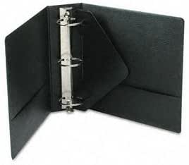 Wilson Jones Raven Heavy Duty Non-View Post Binder, Black (W241-66N - View #5