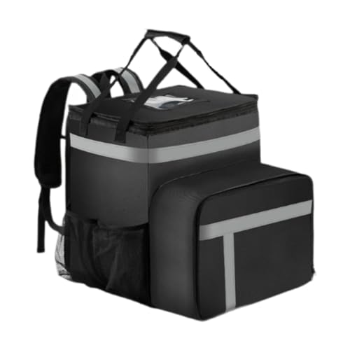 SiaBiced Mochila de Entrega de Alimentos, Isolada Espaçosa para Bebidas E Pizzas