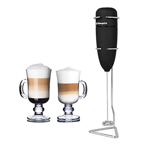 Orbegozo MN 3800, Espumador de leche, crea leche espumosa en segundos, carcasa de tacto suave, fácil limpieza, incluye soporte, funciona a pilas 2XAA (no incluidas), color negro - Imagen 7