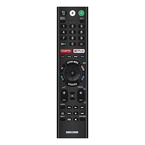 CtrlTV Remote for Sony Smart Bravia Remote, Sony Bluetooth Voice Search Mic Remote and Sony Smart Bravia Android TVs, Sony 4K UHD Crystal HDR TV, Sony OLED Ultra HDTV, XBR KDL Series TV, RMF-TX300U
