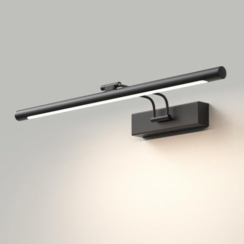 Éclairage miroir LED salle de bain avec rotation frontale et 3 modes couleur
