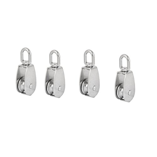 Aexit M32 Lifting Crane Swivel Hook Single Pulley Block Hanging Wire Towing Wheel 5pcs (598295f4d552f06618bebd32ecfc14a3)
