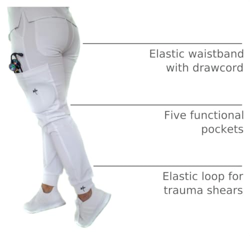 Image of Mim Jogger Scrub Pants for Women, Skinny Leg Joggers, Burgundy, Black, Navy Blue, Green