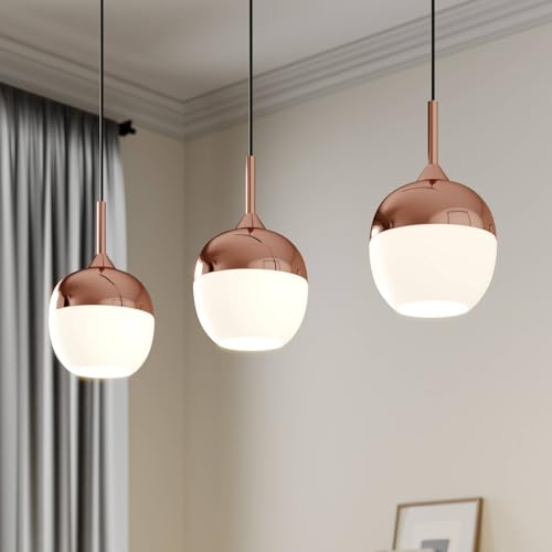 Luminaire suspension en verre moderne Rangina pour salle à manger E27 - 2