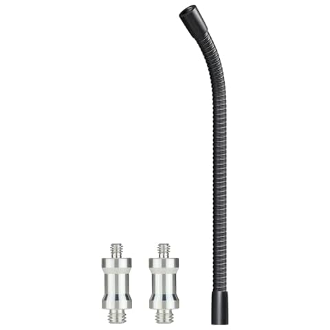 Heavy-Duty 24" Flexible Gooseneck Arm Extension Tubing Kit Flex Mount for Mobile Phones Cameras Mic Lighting and More Fits Most Stands Tripods Rigs Grips and Clamps (24-INCH) Cover