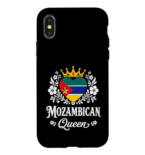 Mozambican Queen Mozambique Flag Proud Mozambican Woman �X�}�z�P�[�X iPhone X/XS �p