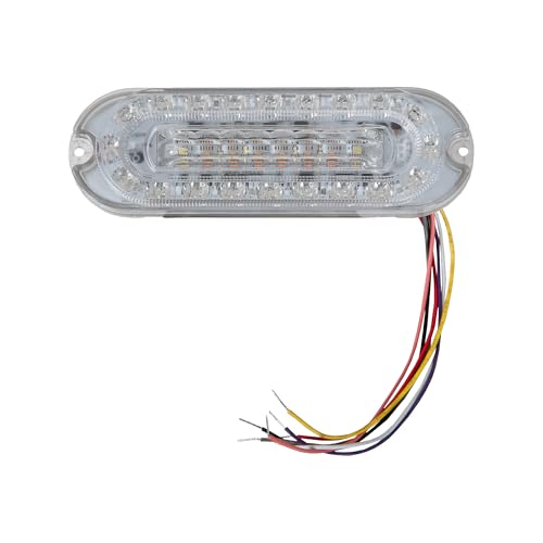 Image of Buyers Products 5626432 6 In Oval LED Stop Turn Tail Backup Strobe Light