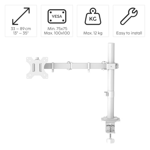 Soporte para monitor orientable y extensible que optimiza el ángulo de visión 2