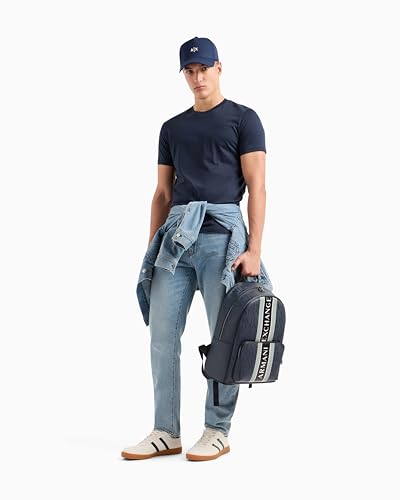 AX Armani Exchange Men's Solid Colored Basic Pima Crew Neck3