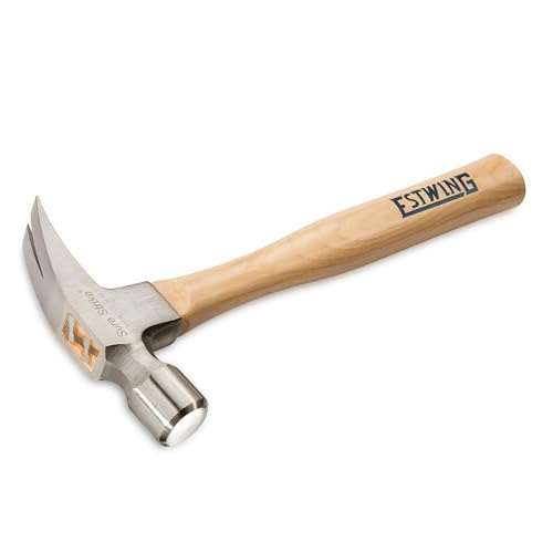 ESTWING Sure Strike Hammer - 20 oz Straight Rip Claw with Smooth Face & Hickory Wood Handle - MRW20S - Image 3