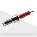GOOFIT D8TC 3 Electrode Spark Plug for CG 125cc 150cc 200cc 250cc CF250 4 Stroke Gasoline Engine ATV Motorcycle Scooter 4pcs