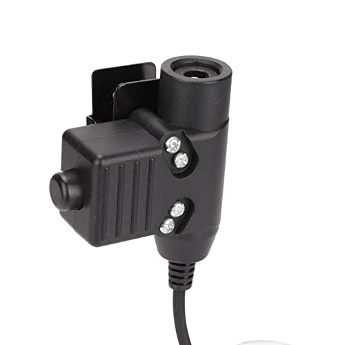 U94 Headset com PTT, Redução de Ruído U94 PTT e Adaptador de Headset Alta Flexibilidade Resistente a