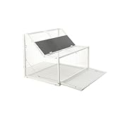 Le design unique vous permet de soulever le cadre intérieur et de sortir l'oiseau.