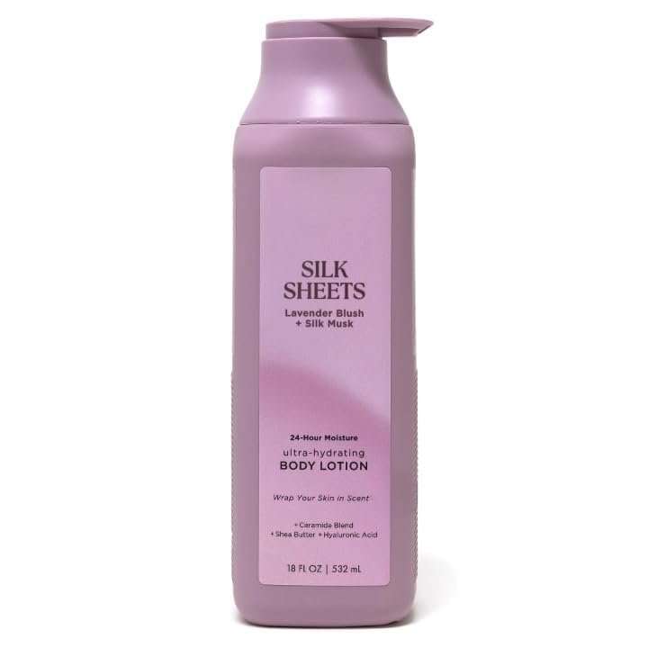 Th-eory Body Lotion with Shea Butter All Skin Types Silk Sheets 18 oz