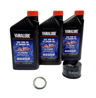 Image of Yamaha Raptor 660 (2001-2005) all Models AP Oil Filter Change Kit Yamaha Part# 5DM-13440-00-00, 3 Quarts All All Purpose LUB-10W40-AP-12