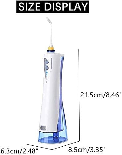ARTSZY Przenośna bezprzewodowa flosser wody do zębów, 3 tryby czyszczenia, USB Ładowanie, IPX7 Wodoodporne, dentystyczne doustne irygator do podróży domowej, 180 ml