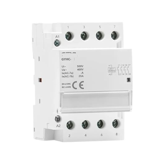 Contacteur modulaire 4P 40A pour recharger votre voiture électrique à la maison
