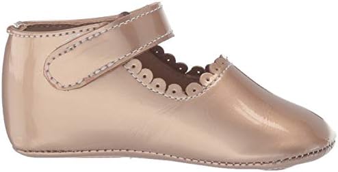 Elephantito Girls' Baby Mary Jane Crib Shoe, Patent Rose Gold Review | Image 5