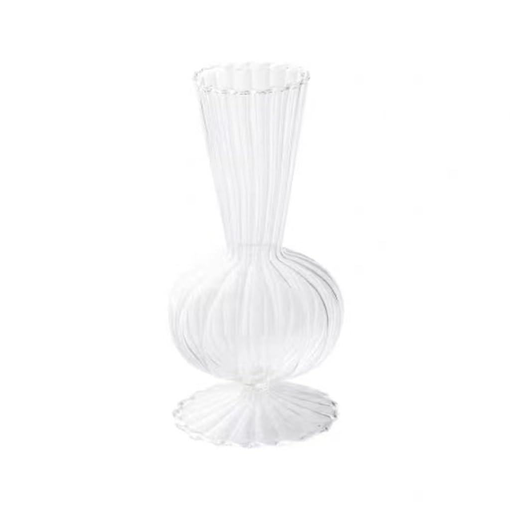 Centerpiece Vases Transparent Glass Vase Dried Flowers Small Flower Device Desktop Decoration Home Living Room Hydroponic Pot