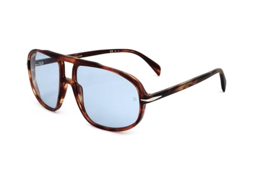 David Beckham DB 1000/S Red Havana/Light Blue 59/17/145 men Sunglasses