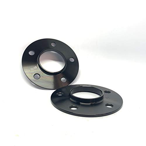 Customadeonly 2 Pieces 3/16" 5mm Black Hub Centric Wheel Spacers (Change Center BORE) 5x114.3 5x4.5 Center Bore 67.1 to 73.1mm