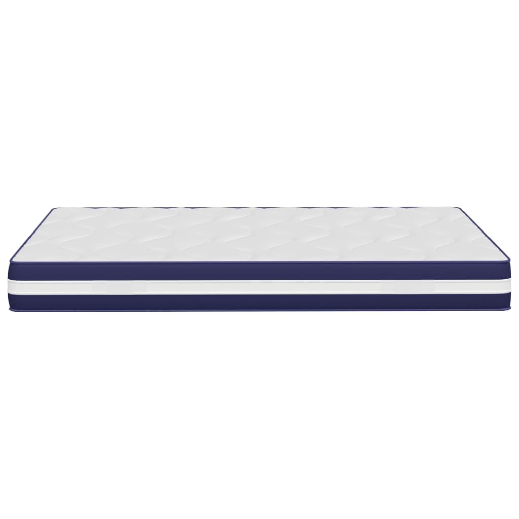 Materac ze sprężynami kieszeniowymi, średnio-twardy, 140 x 200 cm, z 7 strefami leżenia, oddychający pokrowiec, ergonomiczny na plecy, łóżko podwójne, kompatybilny ze stelażem, wygodny do