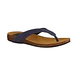 Hersteller-Farbangabe:Marine Scholl Tistois Marine (blau) - Damenschuhe Pantolette/Zehentrenner, Blau, Leder (Nubuk)