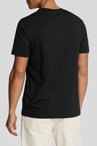 Lyle & Scott T-Shirt Herren | mit Rundhals-Ausschnitt und kurzen Ärmeln | mit goldenem Adler-Logo auf der Brust | XS — XXL – Ansicht 4